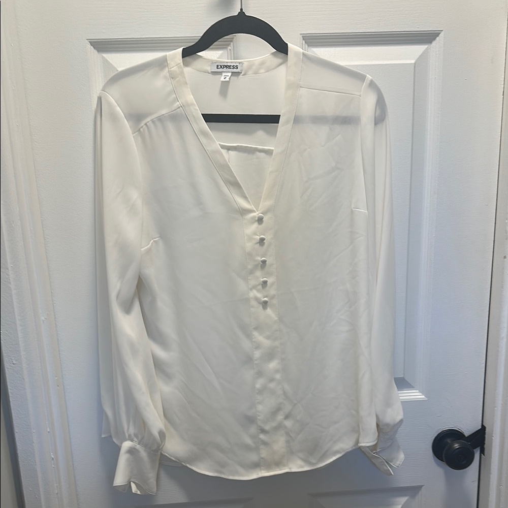 Express Women's White Blouse